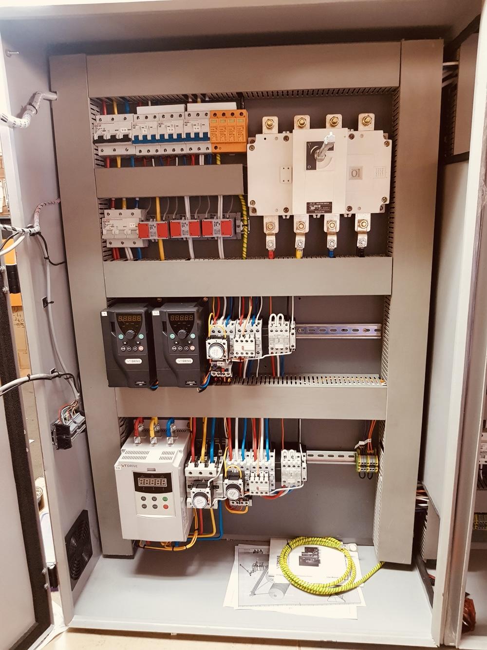 Motor control and distribution panel