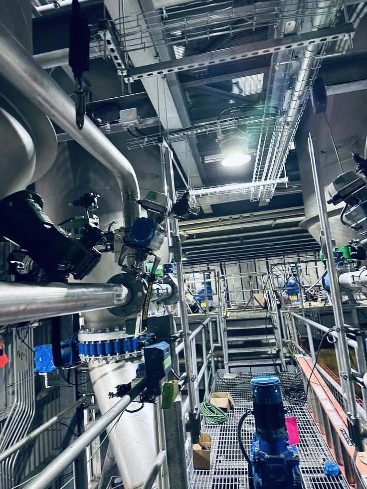 Process plant piping and valves